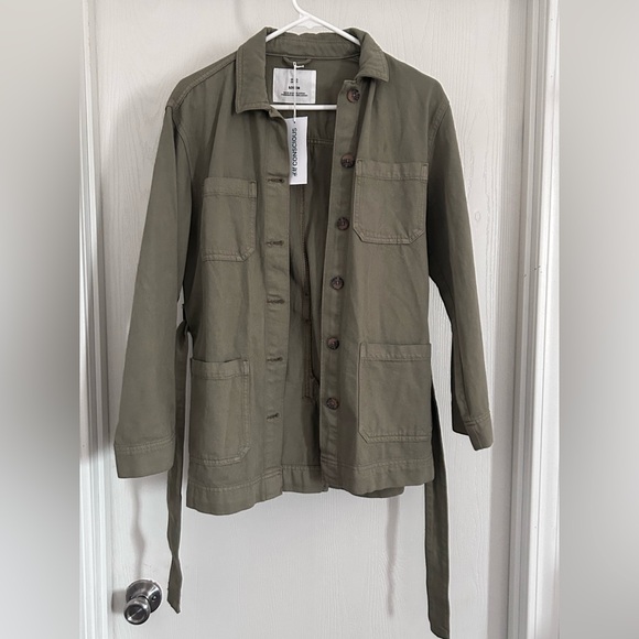H&M Jackets & Blazers - H&M | Olive Khaki Utility Jacket | Size XXS
